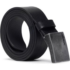 Pánský pásek Wrangler Plate Buckle Belt W0E3U1100 Black