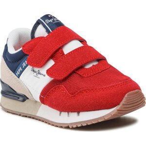 Sneakersy Pepe Jeans London One Bk PBS30523 Red 255