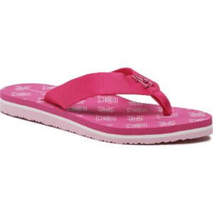 Žabky Tommy Hilfiger Th Elevated Flap Flop FW0FW07420 Bright Cerise Pink T1K