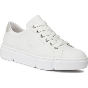 Sneakersy Rieker N59W1-80 White