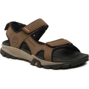 Sandály Timberland Lincoln Peak Strap Sandal TB0A5T489681 Dark Brown Leather