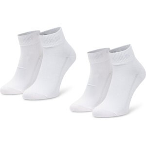 Sada 2 párů pánských nízkých ponožek Levi's® 37157-0200 White
