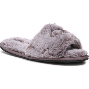 Bačkory Calvin Klein Slipper Sandal Fur HW0HW01226 Light Grey CKW