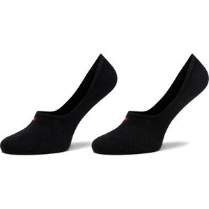 Sada 2 párů dámských ponožek Tommy Hilfiger 701227565 Black 001