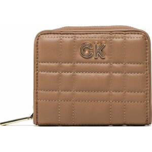 Velká dámská peněženka Calvin Klein Re-Lock Quilt Z/A Wallet W/F Md K60K610003 RBC