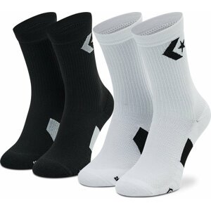 Sada 2 párů pánských vysokých ponožek Converse E1095A 2020