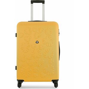 Velký tvrdý kufr Semi Line T5590-5 Žlutá