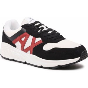 Sneakersy Armani Exchange XUX152 XV610 S556 Black/Off White/Red