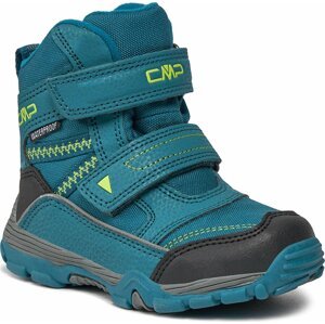 Sněhule CMP Pyry Snow Boot Wp 38Q4514 Petrol-Yellow Fluo 19LP