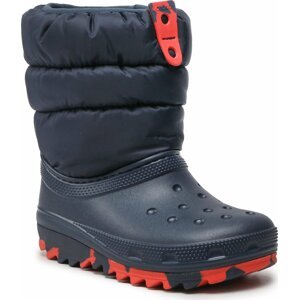 Sněhule Crocs Classic Neo Puff Boot K 207684 Navy/Blue Marine