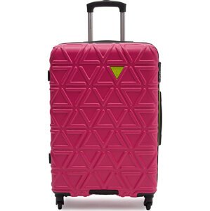 Střední kufr Puccini ABS018B Růžová