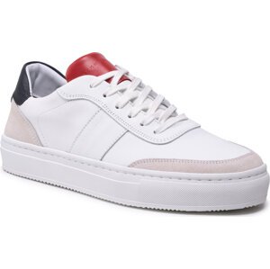 Sneakersy Tommy Hilfiger Premium Cupsole Stripe Leather FM0FM04019 White YBR
