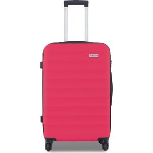 Velký kufr Semi Line T5633-6 Růžová
