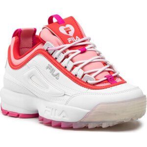 Sneakersy Fila Disruptor V Wmn FFW0096.13062 White/Pink Peacock