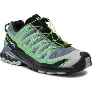 Trekingová obuv Salomon Xa Pro 3D V9 L47271900 Flint Stone / Green Gecko / Black