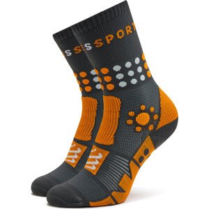 Klasické ponožky Unisex Compressport Trekking SCRU2001011 Magnet/Autumn Glory