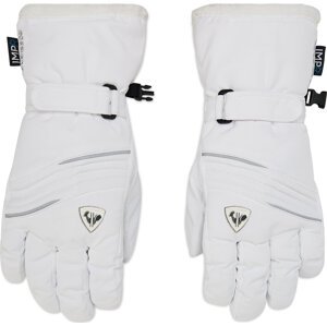 Lyžařské rukavice Rossignol W Saphir Impr G RLJWG03 White 100