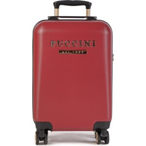 Kabinový kufr Puccini Los Angeles ABS017C Červená