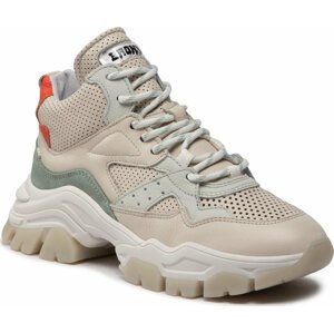 Sneakersy Bronx 47309-AB Creamy White/Frost Mint/M. Red 3653