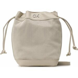 Kabelka Calvin Klein Re-Lock Drawstring Bag Sm Perf K60K610636 Béžová