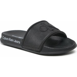 Nazouváky Calvin Klein Jeans Logo Pool Slide V3B0-80637-1231 M Black 999