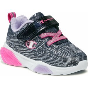 Sneakersy Champion Low Cut Shoe Wave Sparkle G Td S32779-BS502 Nny/Lilac/Fucsia