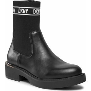 Polokozačky DKNY Tully K3317661 Black/White 5