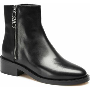 Polokozačky MICHAEL Michael Kors Regan Leather Ankle Boot 40F3RGME5L Black