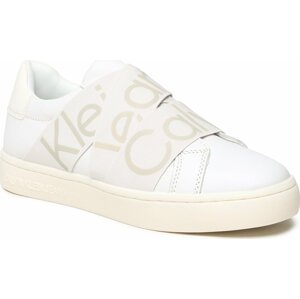 Sneakersy Calvin Klein Jeans Classic Cupsole Elast Webbng YW0YW00911 White/Ancinet White 0LA