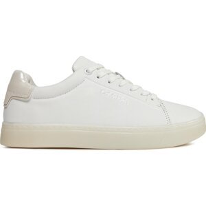 Sneakersy Calvin Klein Cupsole Lace Up Pearl HW0HW01897 White YBR