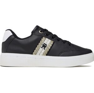 Sneakersy Tommy Hilfiger Court With Webbing FW0FW07106 Space Blue DW6