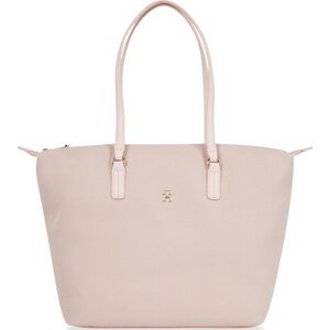 Kabelka Tommy Hilfiger Poppy Canvas Tote AW0AW15983 Whimsy Pink TJQ
