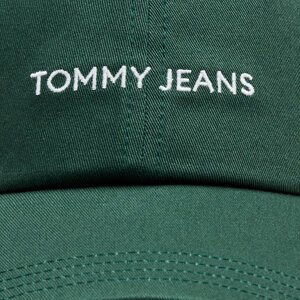 Kšiltovka Tommy Jeans Tjm Linear Logo Cap AM0AM12024 Tahoe Forest MBF