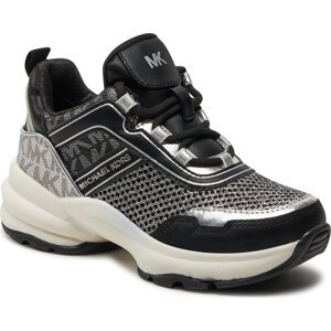 Sneakersy MICHAEL KORS KIDS MK100896 Black/ Silver