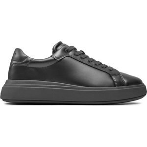Sneakersy Calvin Klein Low Top Lace Up Shine HM0HM01390 Magnet Metallic 0GO