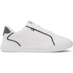 Sneakersy Tommy Hilfiger Lo Cup Leather FM0FM04429 White YBS