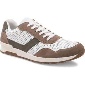 Sneakersy Rieker 15109-80 White/Brown