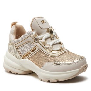 Sneakersy MICHAEL KORS KIDS MK100895 Vanilla/ Pale Gold
