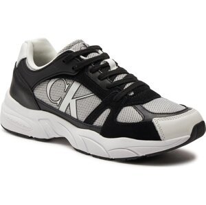 Sneakersy Calvin Klein Retro Tennis YM0YM00696 Black / White 0GJ