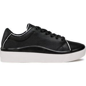 Sneakersy Calvin Klein Cupsole Wave Lace Up HW0HW01349 Black/Bright White 0GN