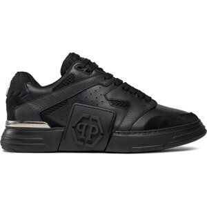 Sneakersy PHILIPP PLEIN Lo-Top Sneakers Phantom $Treet AACS USC0511 PLE010N Černá
