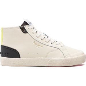 Sneakersy Pepe Jeans Kenton Vintage Boot PLS31408 White 800