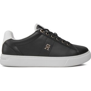 Sneakersy Tommy Hilfiger Essential Elevated Court Sneaker FW0FW07685 Black BDS