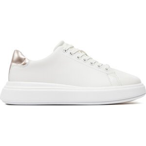 Sneakersy Calvin Klein Cupsole Lace Up Leather HW0HW01987 Bílá
