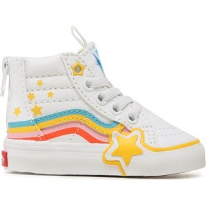 Sneakersy Vans Sk8-Hi Zip Rainbow Star VN000BVNAHP1 True White/Multi