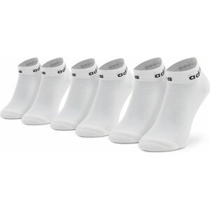 Sada 3 párů nízkých ponožek unisex adidas Hc Ankle GE1381 White