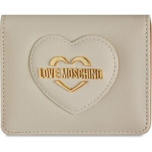 Malá dámská peněženka LOVE MOSCHINO JC5731PP0HKL0110 Avorio