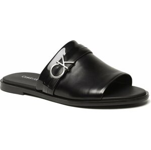 Nazouváky Calvin Klein Almond Slide Sandal W/Hw HW0HW01604 Ck Black BEH