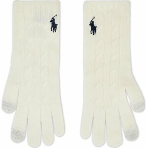 Dámské rukavice Polo Ralph Lauren 455907236003 Cream