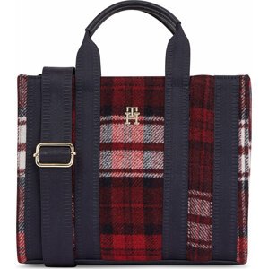 Kabelka Tommy Hilfiger Th Identity Small Tote Check AW0AW15884 Check 0GZ